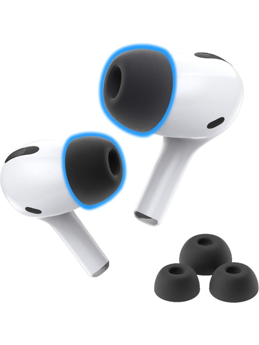 Comfortable Memory Foam Ear Tips for AirPods Pro | Secure Fit, Noise